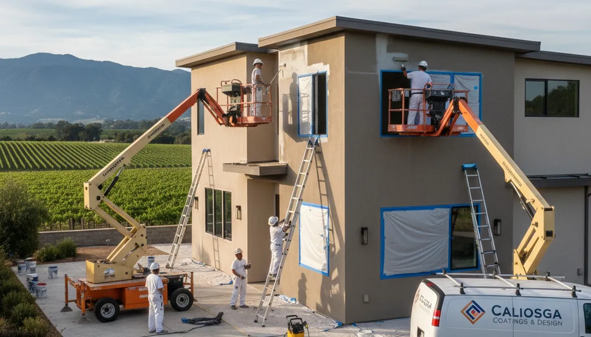 Professional house painting service in Santa Rosa, CA for residential exterior and interior projects