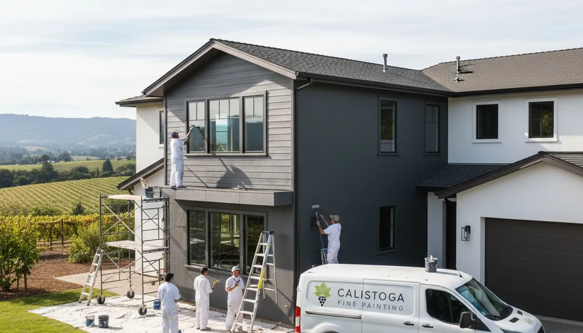 House painting service in Santa Rosa, CA by professional painters for residential homes