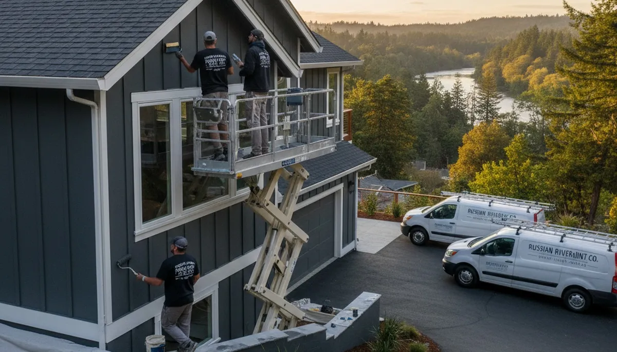 House painting service in Santa Rosa, CA for residential exterior and interior painting projects