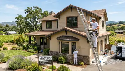 Professional house painters in Santa Rosa CA providing expert exterior home painting services