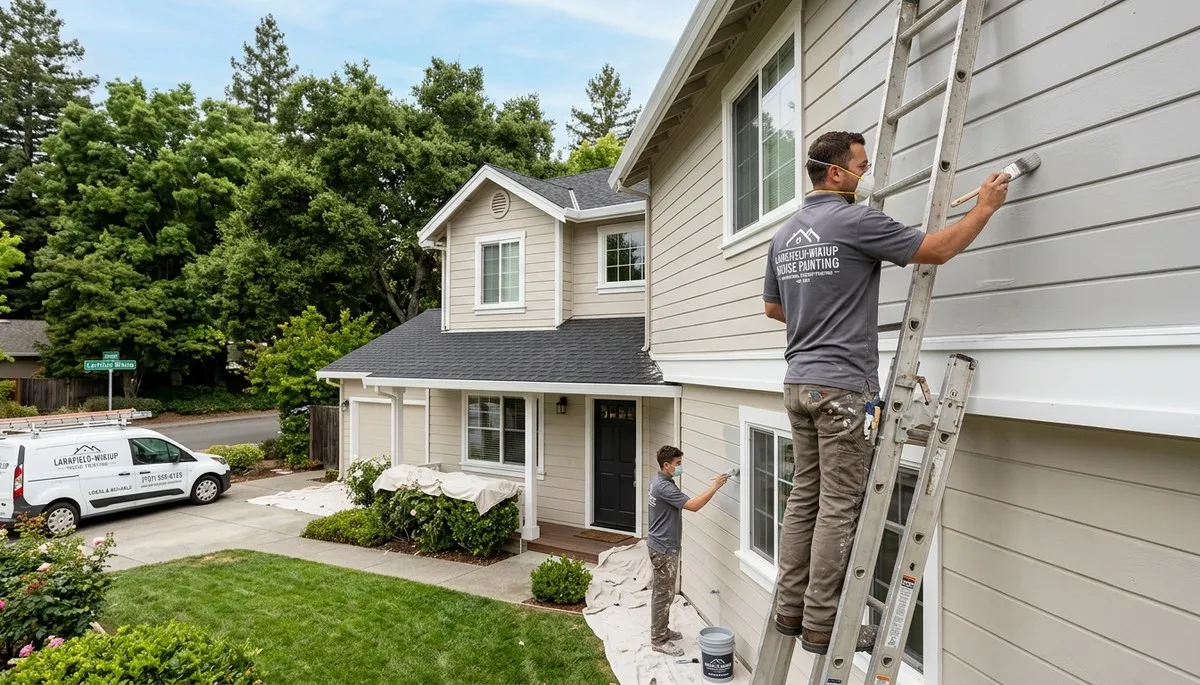 Professional house painters in Santa Rosa CA providing expert residential exterior painting services