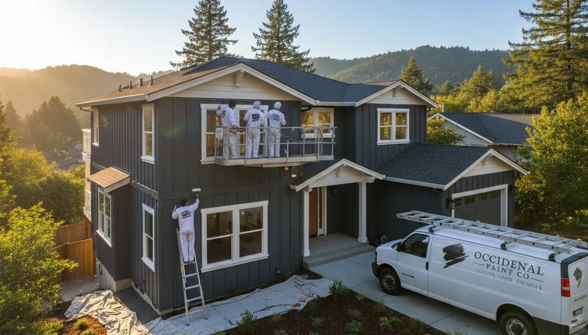 House painter serving Santa Rosa, CA for exterior and interior painting services