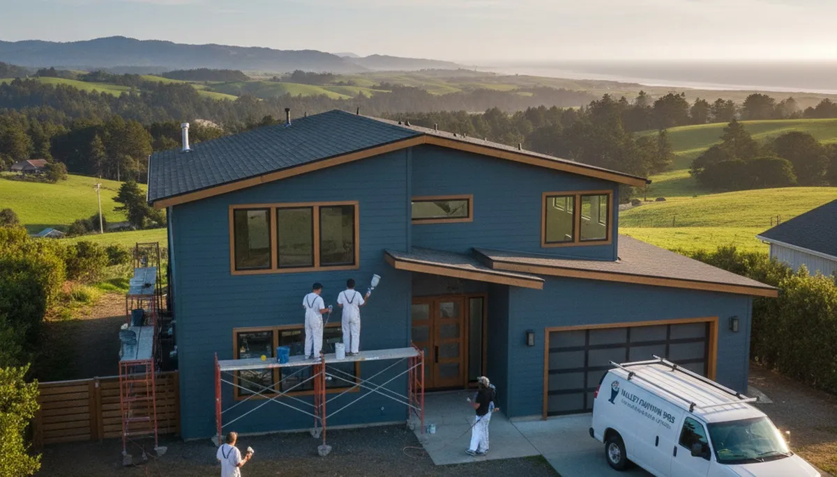 House painting service in Santa Rosa, CA for residential exterior and interior painting projects