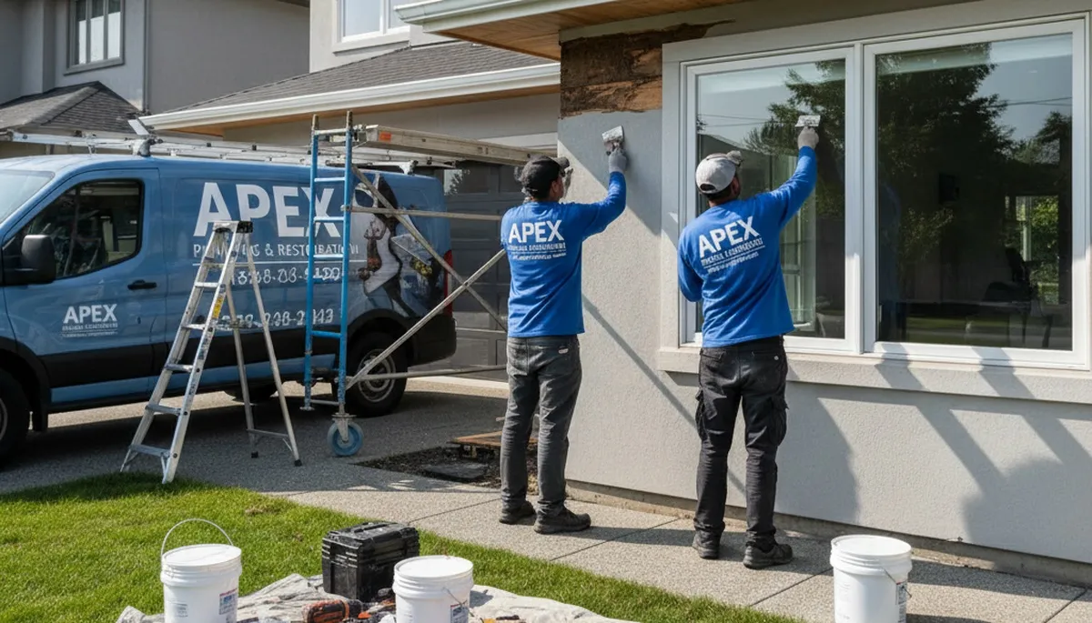 Professional wood rot repair and trim restoration by house painters in Santa Rosa, CA